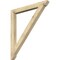 Ekena Millwork Traditional Slat Rough Sawn Bracket, Douglas Fir, 4"W x 44"D x 48"H BKT04X44X48TRA06RDF - alternate 1